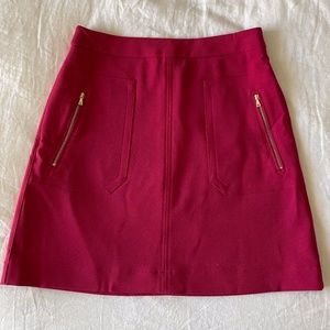 NWT Loft Mini Skirt in Berry Size 2